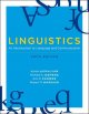 Go to record Linguistics : an introduction to language and communication